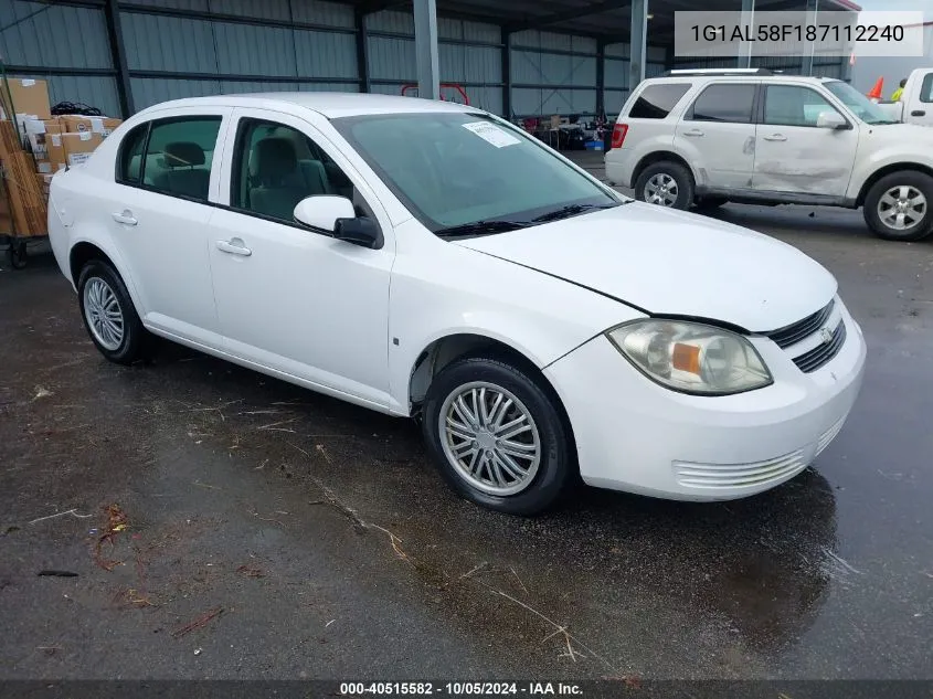 2008 Chevrolet Cobalt Lt VIN: 1G1AL58F187112240 Lot: 40515582