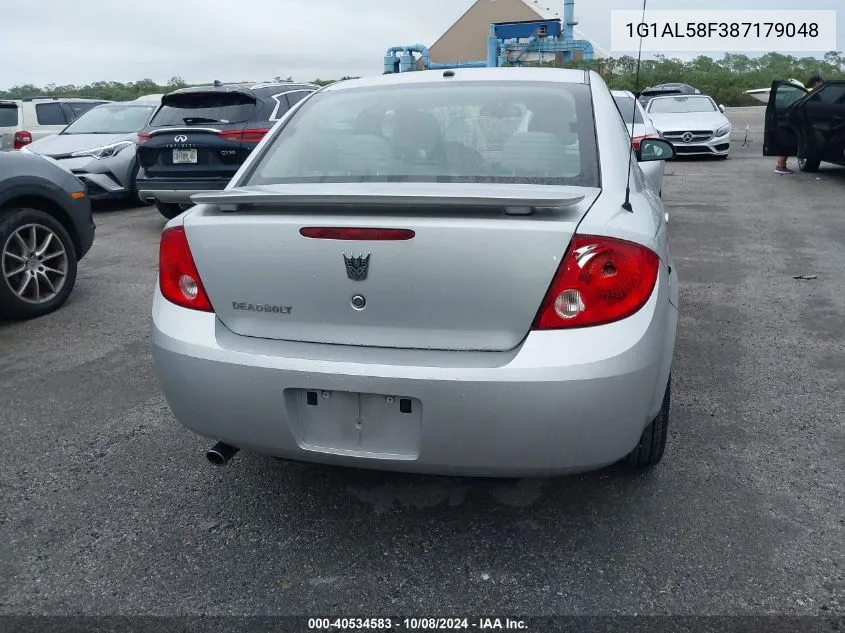 2008 Chevrolet Cobalt Lt VIN: 1G1AL58F387179048 Lot: 40534583