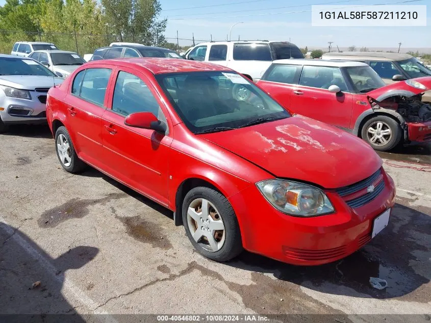 2008 Chevrolet Cobalt Lt VIN: 1G1AL58F587211210 Lot: 40546802