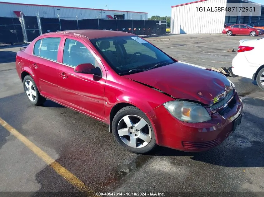 2008 Chevrolet Cobalt Lt VIN: 1G1AL58F487172951 Lot: 40547314