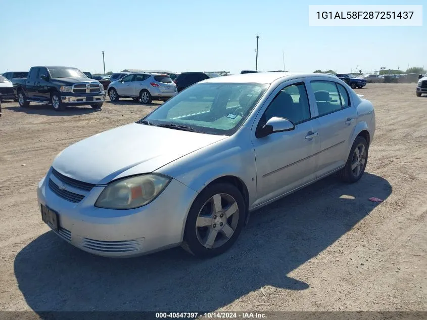 2008 Chevrolet Cobalt Lt VIN: 1G1AL58F287251437 Lot: 40547397