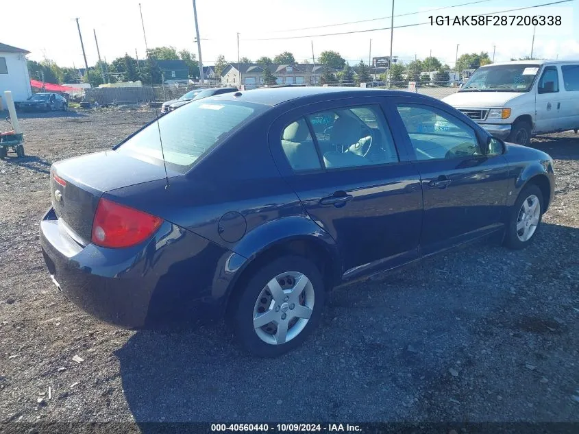 1G1AK58F287206338 2008 Chevrolet Cobalt Ls