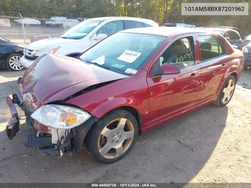 2008 Chevrolet Cobalt Sport VIN: 1G1AM58BX87201962 Lot: 40580705