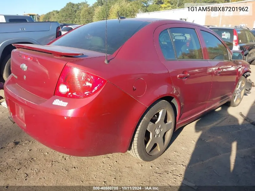 2008 Chevrolet Cobalt Sport VIN: 1G1AM58BX87201962 Lot: 40580705