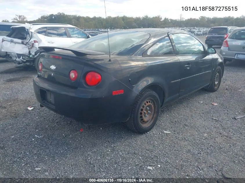 2008 Chevrolet Cobalt Lt VIN: 1G1AL18F587275515 Lot: 40606135