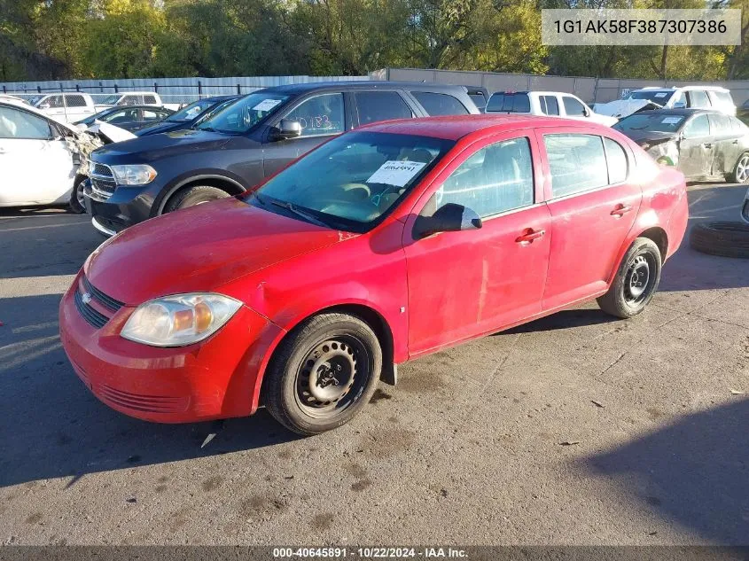 2008 Chevrolet Cobalt Ls VIN: 1G1AK58F387307386 Lot: 40645891