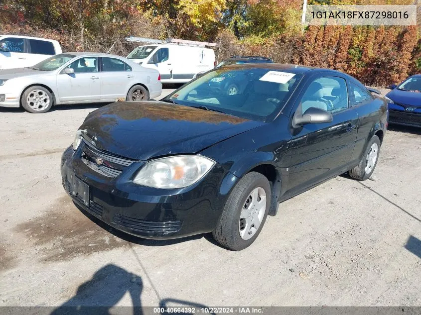 2008 Chevrolet Cobalt Ls VIN: 1G1AK18FX87298016 Lot: 40664392