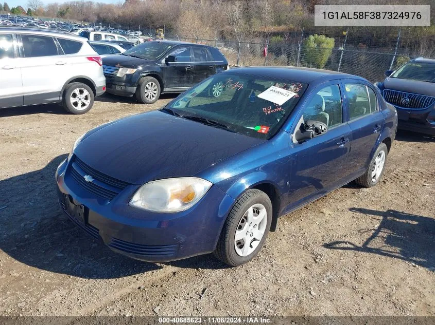 2008 Chevrolet Cobalt Lt VIN: 1G1AL58F387324976 Lot: 40685623