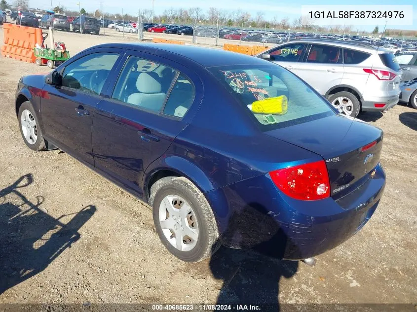 2008 Chevrolet Cobalt Lt VIN: 1G1AL58F387324976 Lot: 40685623