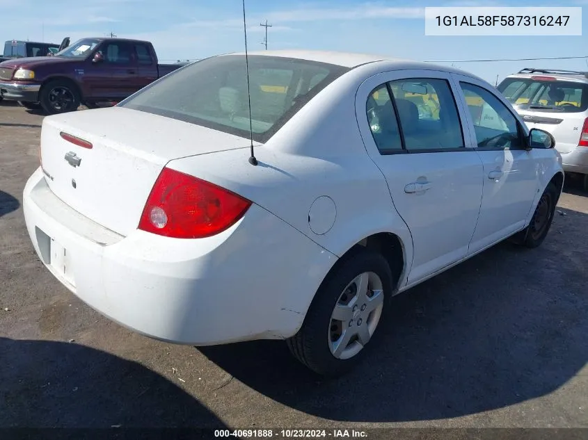 1G1AL58F587316247 2008 Chevrolet Cobalt Lt