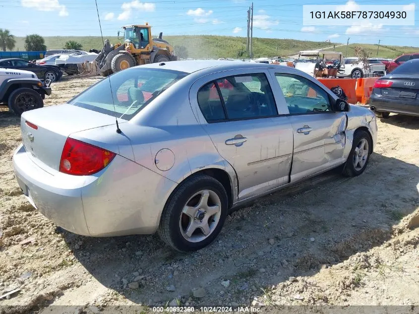 1G1AK58F787304930 2008 Chevrolet Cobalt Ls