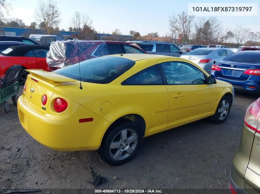 2008 Chevrolet Cobalt Lt VIN: 1G1AL18FX87319797 Lot: 40694713