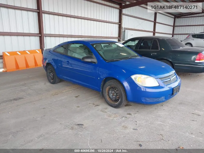 2008 Chevrolet Cobalt Ls VIN: 1G1AK18F487140271 Lot: 40695395