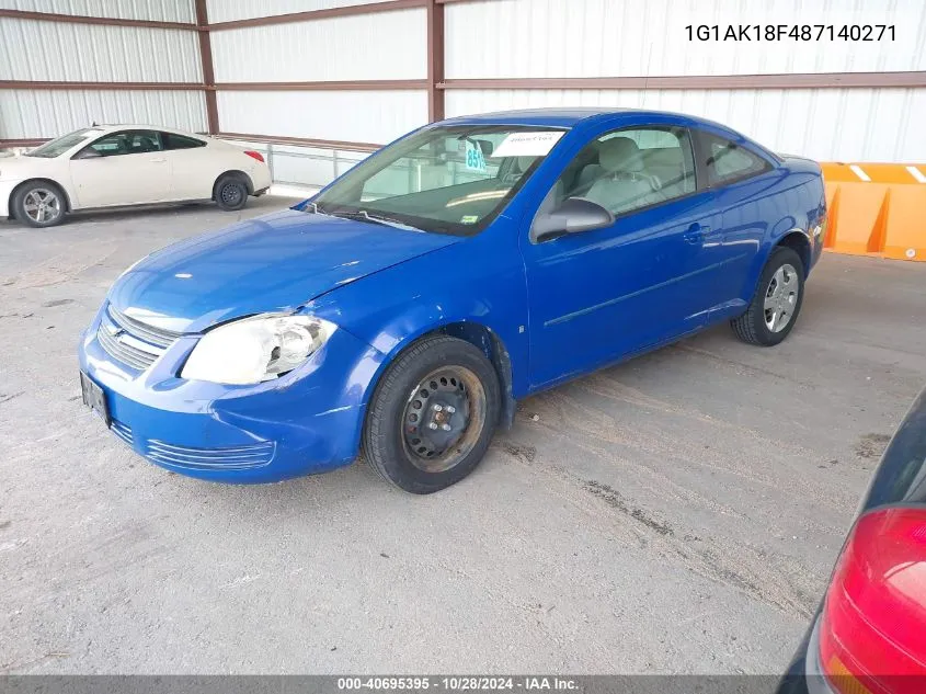 2008 Chevrolet Cobalt Ls VIN: 1G1AK18F487140271 Lot: 40695395