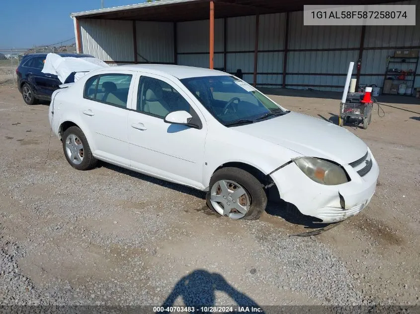 2008 Chevrolet Cobalt Lt VIN: 1G1AL58F587258074 Lot: 40703483