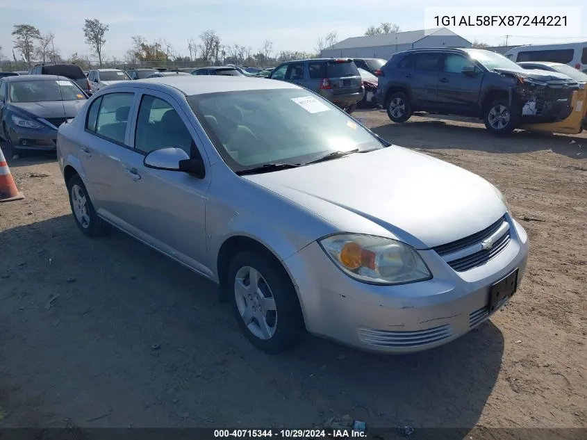 2008 Chevrolet Cobalt Lt VIN: 1G1AL58FX87244221 Lot: 40715344