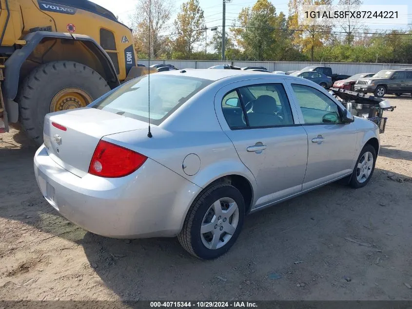 2008 Chevrolet Cobalt Lt VIN: 1G1AL58FX87244221 Lot: 40715344