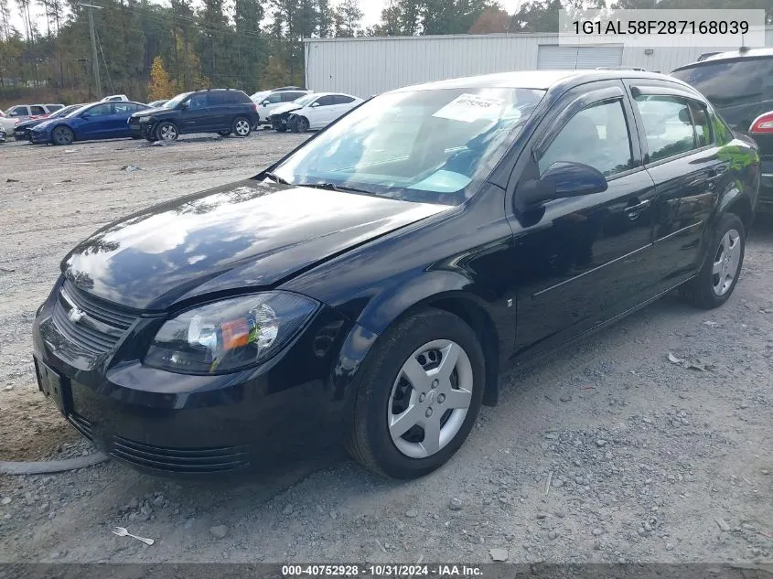 2008 Chevrolet Cobalt Lt VIN: 1G1AL58F287168039 Lot: 40752928