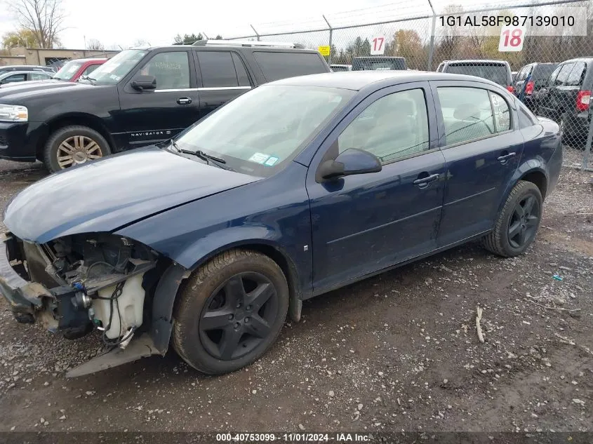 2008 Chevrolet Cobalt Lt VIN: 1G1AL58F987139010 Lot: 40753099