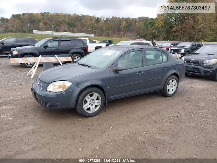 2008 Chevrolet Cobalt Lt VIN: 1G1AL58F787303497 Lot: 40773265