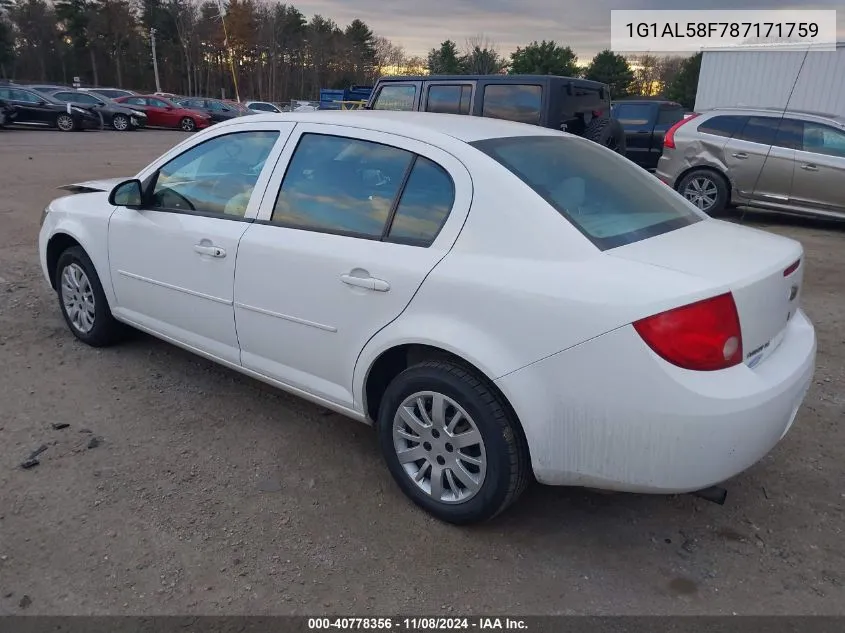 2008 Chevrolet Cobalt Lt VIN: 1G1AL58F787171759 Lot: 40778356