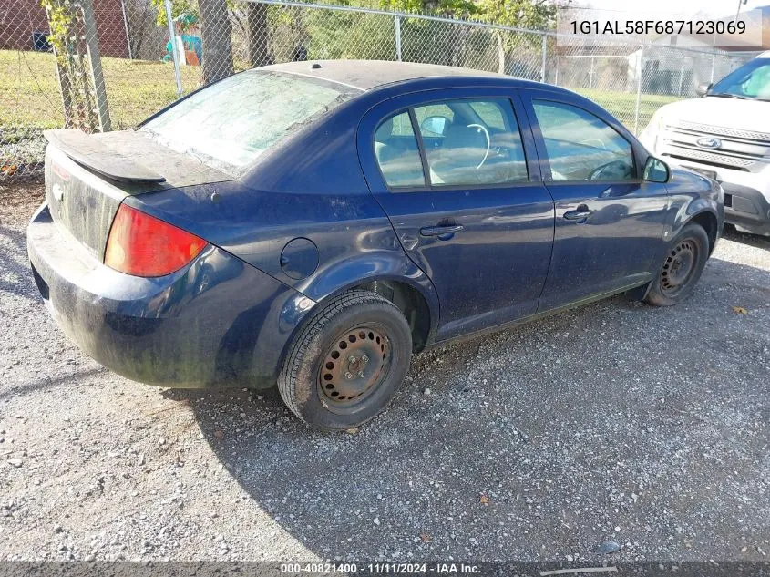 2008 Chevrolet Cobalt Lt VIN: 1G1AL58F687123069 Lot: 40821400