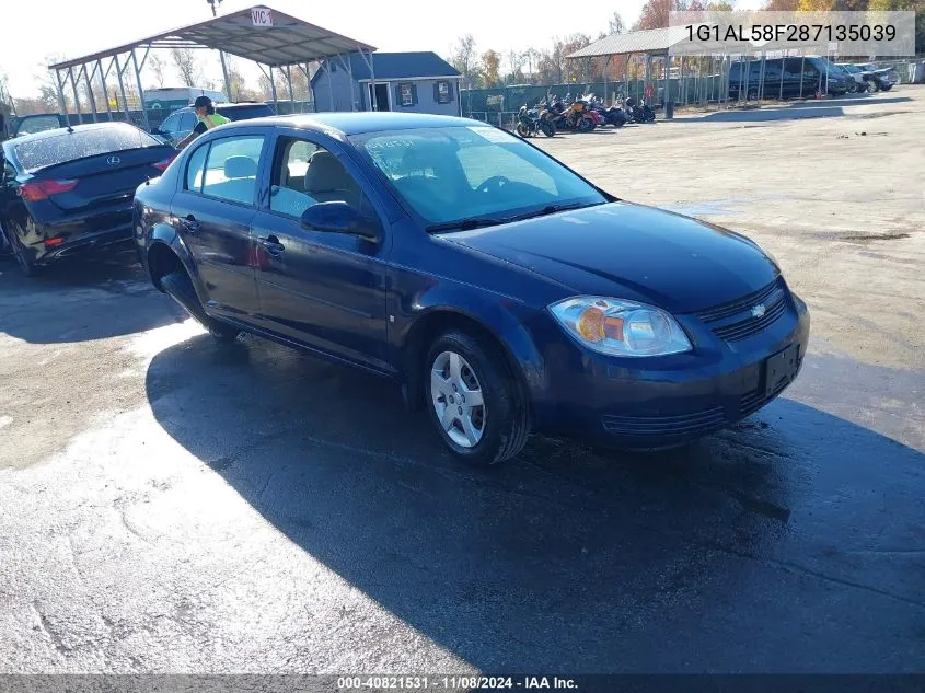 2008 Chevrolet Cobalt Lt VIN: 1G1AL58F287135039 Lot: 40821531