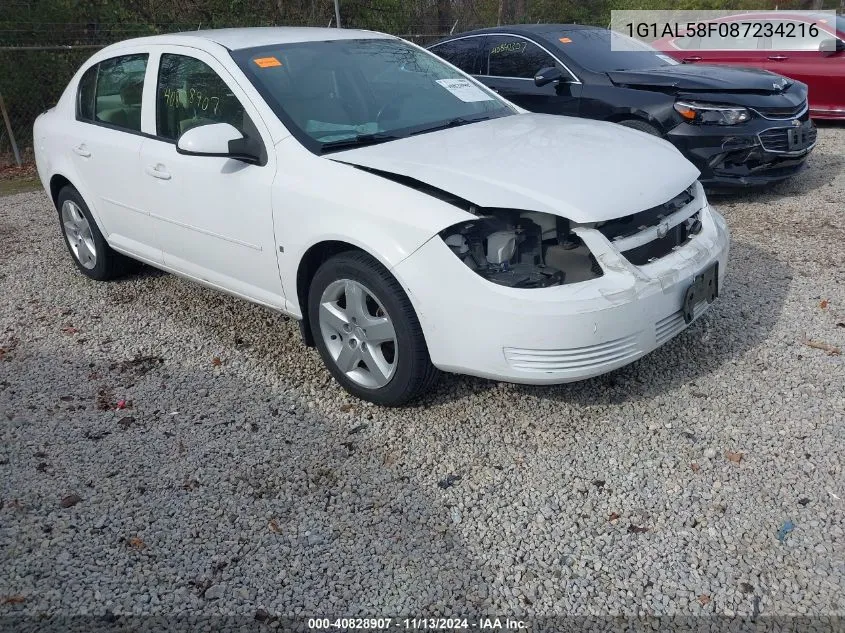 2008 Chevrolet Cobalt Lt VIN: 1G1AL58F087234216 Lot: 40828907