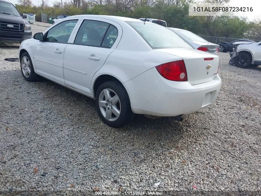 2008 Chevrolet Cobalt Lt VIN: 1G1AL58F087234216 Lot: 40828907