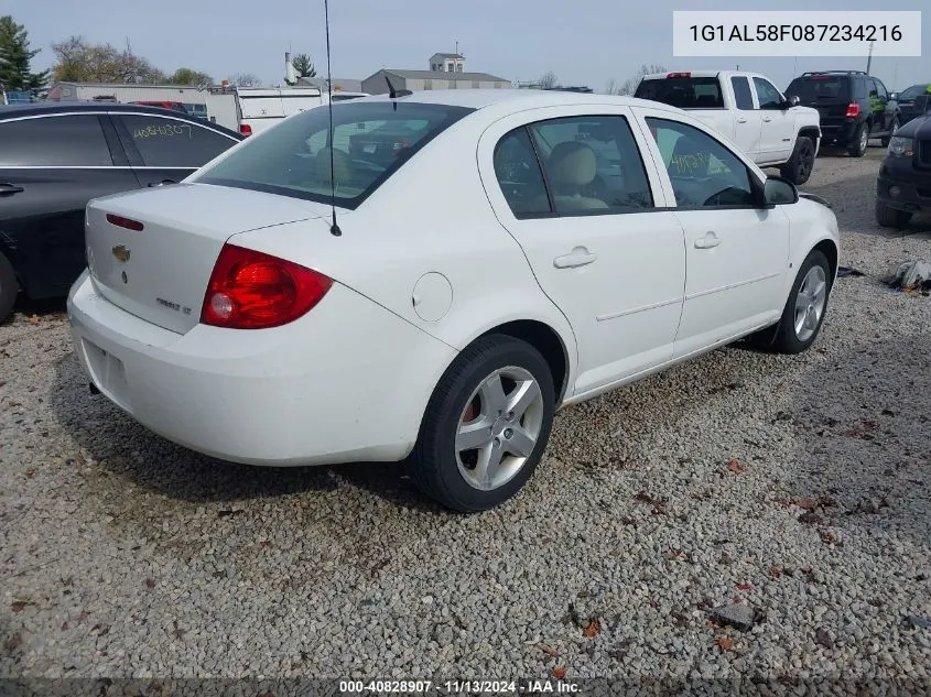 2008 Chevrolet Cobalt Lt VIN: 1G1AL58F087234216 Lot: 40828907