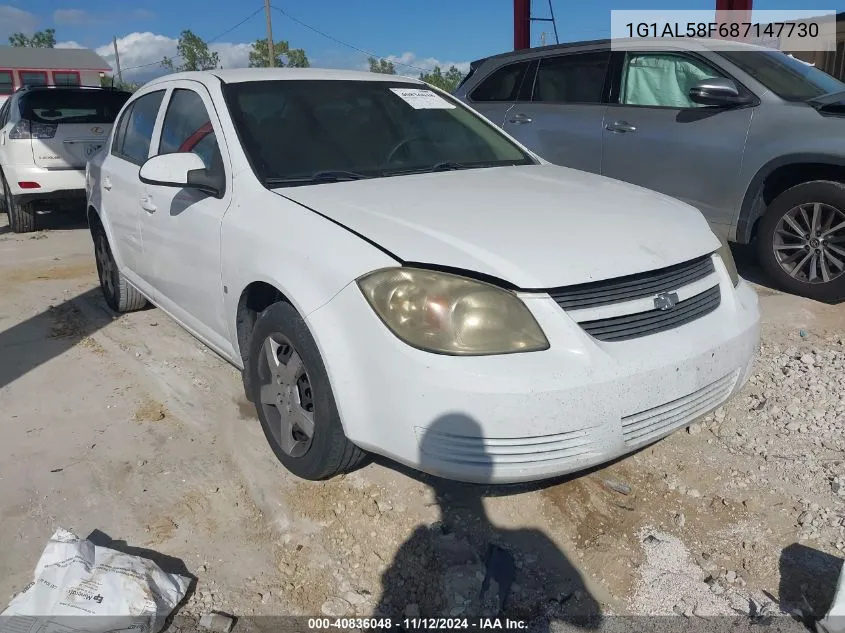 2008 Chevrolet Cobalt Lt VIN: 1G1AL58F687147730 Lot: 40836048