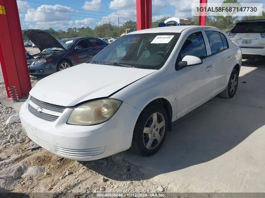 2008 Chevrolet Cobalt Lt VIN: 1G1AL58F687147730 Lot: 40836048