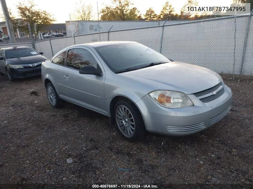 2008 Chevrolet Cobalt Ls VIN: 1G1AK18F787347995 Lot: 40876697