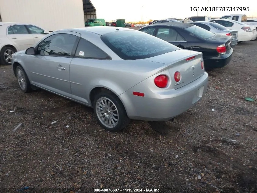 2008 Chevrolet Cobalt Ls VIN: 1G1AK18F787347995 Lot: 40876697