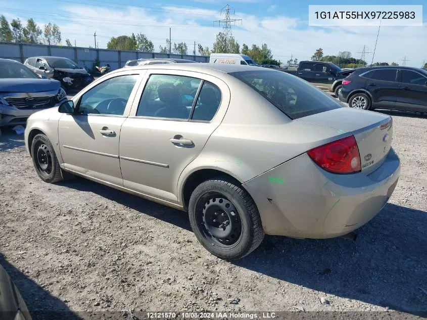 2009 Chevrolet Cobalt VIN: 1G1AT55HX97225983 Lot: 12121570