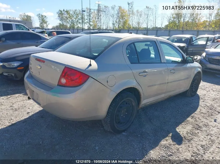 2009 Chevrolet Cobalt VIN: 1G1AT55HX97225983 Lot: 12121570