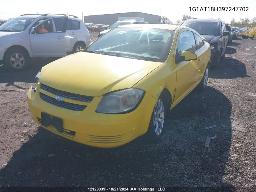 2009 Chevrolet Cobalt VIN: 1G1AT18H397247702 Lot: 12129339