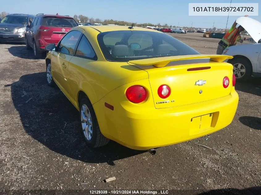 2009 Chevrolet Cobalt VIN: 1G1AT18H397247702 Lot: 12129339