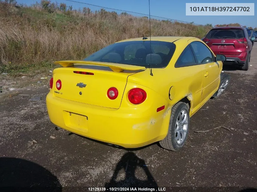 2009 Chevrolet Cobalt VIN: 1G1AT18H397247702 Lot: 12129339