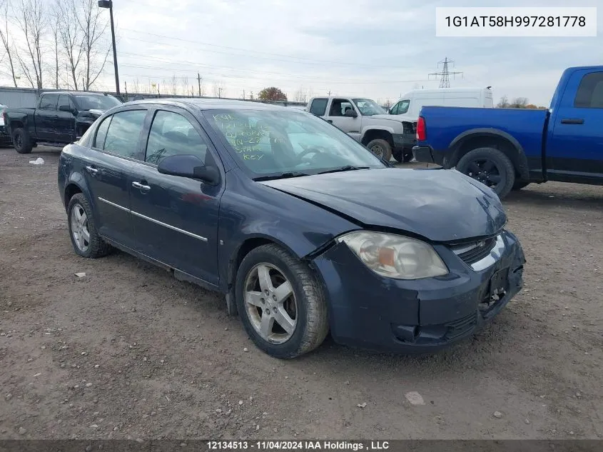 2009 Chevrolet Cobalt VIN: 1G1AT58H997281778 Lot: 12134513