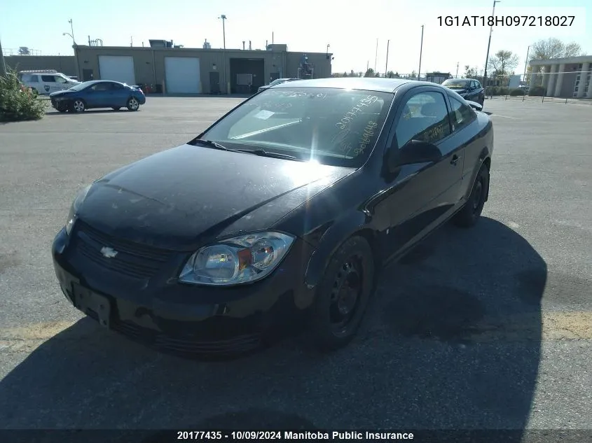 2009 Chevrolet Cobalt Lt VIN: 1G1AT18H097218027 Lot: 20177435