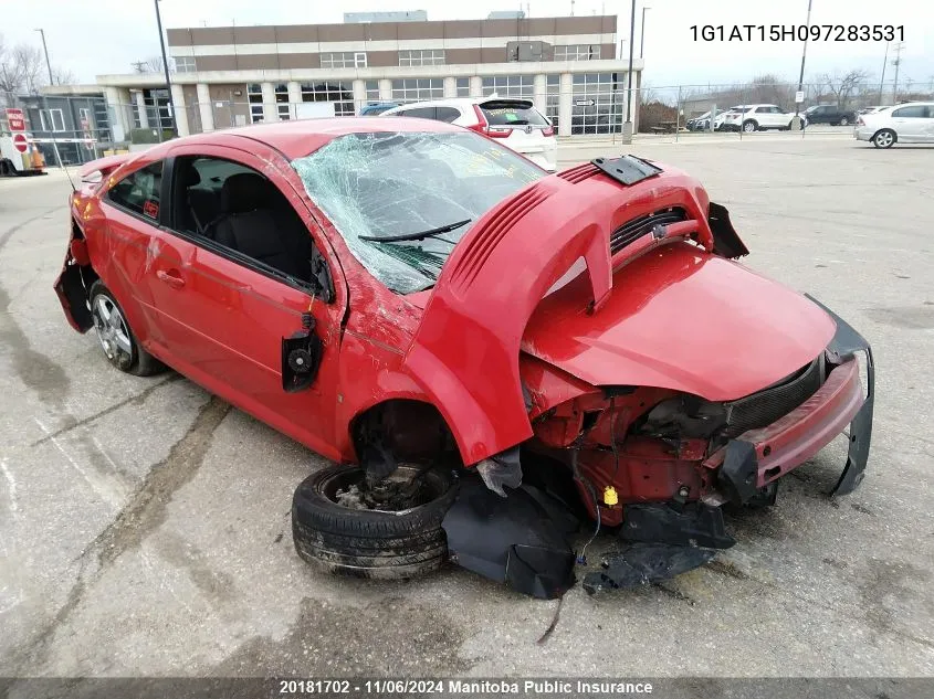 2009 Chevrolet Cobalt Lt VIN: 1G1AT15H097283531 Lot: 20181702