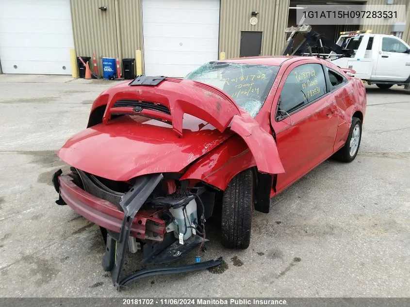 2009 Chevrolet Cobalt Lt VIN: 1G1AT15H097283531 Lot: 20181702