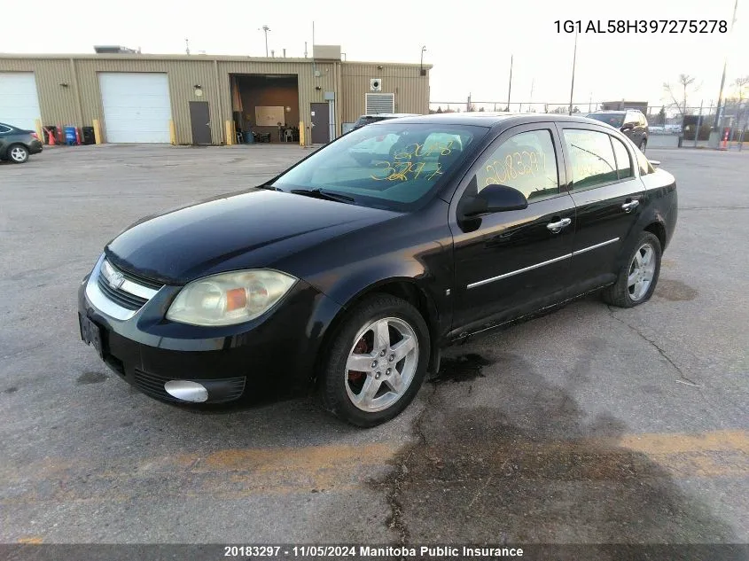 2009 Chevrolet Cobalt Lt VIN: 1G1AL58H397275278 Lot: 20183297