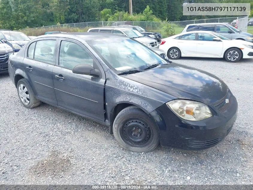 2009 Chevrolet Cobalt Ls VIN: 1G1AS58H797117139 Lot: 39116320