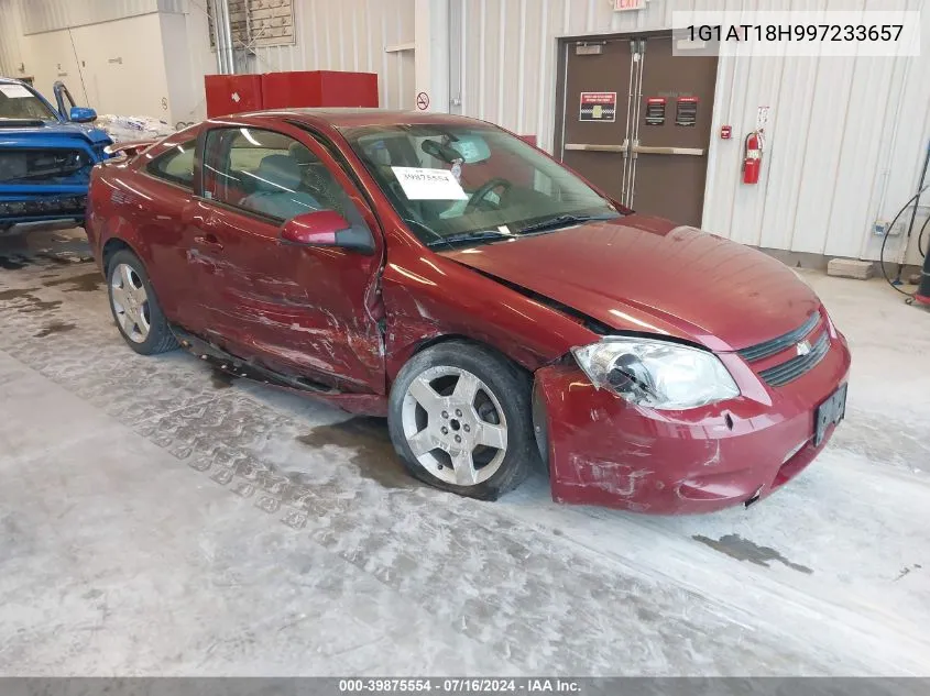 2009 Chevrolet Cobalt Lt VIN: 1G1AT18H997233657 Lot: 39875554