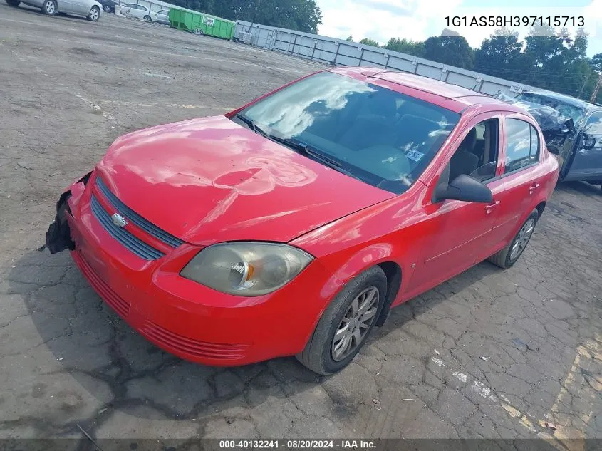 2009 Chevrolet Cobalt Ls VIN: 1G1AS58H397115713 Lot: 40132241