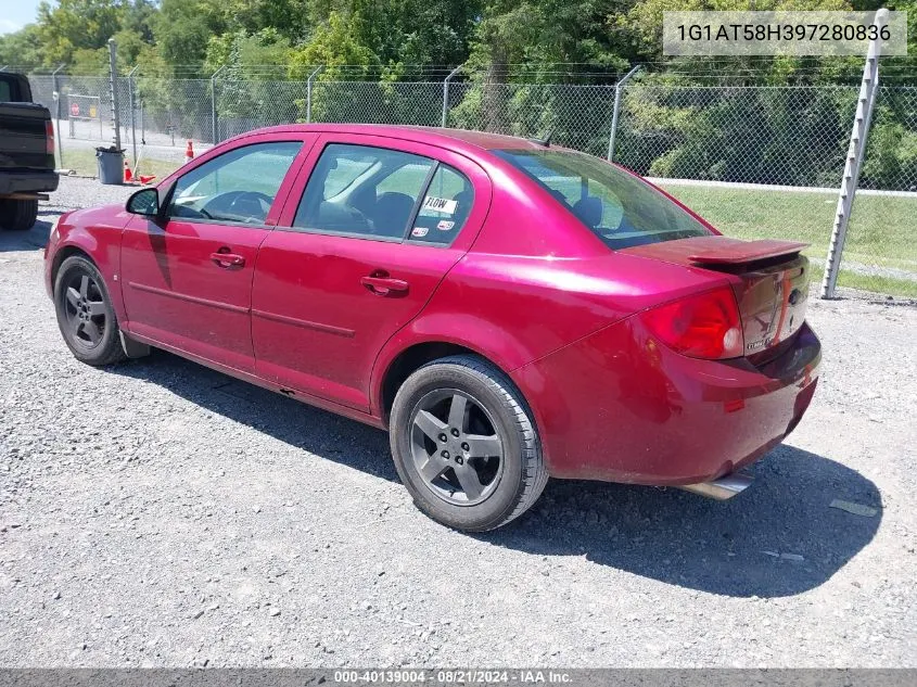 1G1AT58H397280836 2009 Chevrolet Cobalt Lt