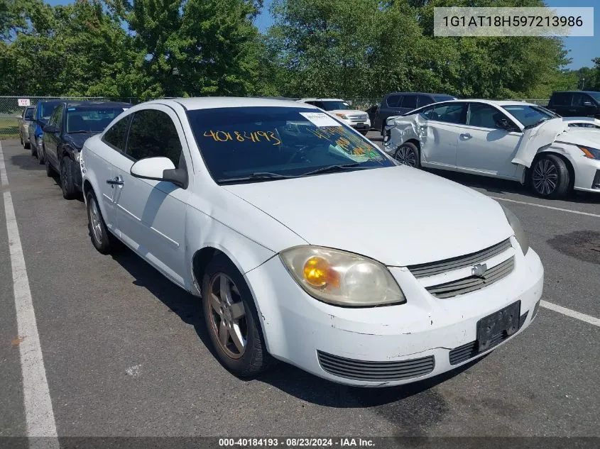 2009 Chevrolet Cobalt Lt VIN: 1G1AT18H597213986 Lot: 40184193