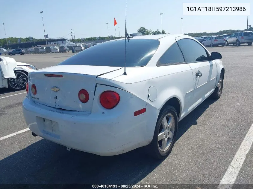 2009 Chevrolet Cobalt Lt VIN: 1G1AT18H597213986 Lot: 40184193